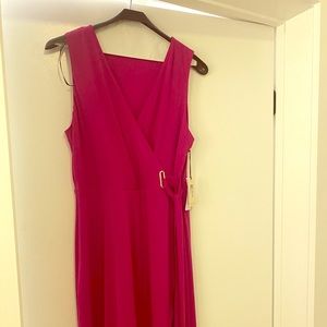 Ivanka Trump maroon dress size LG.